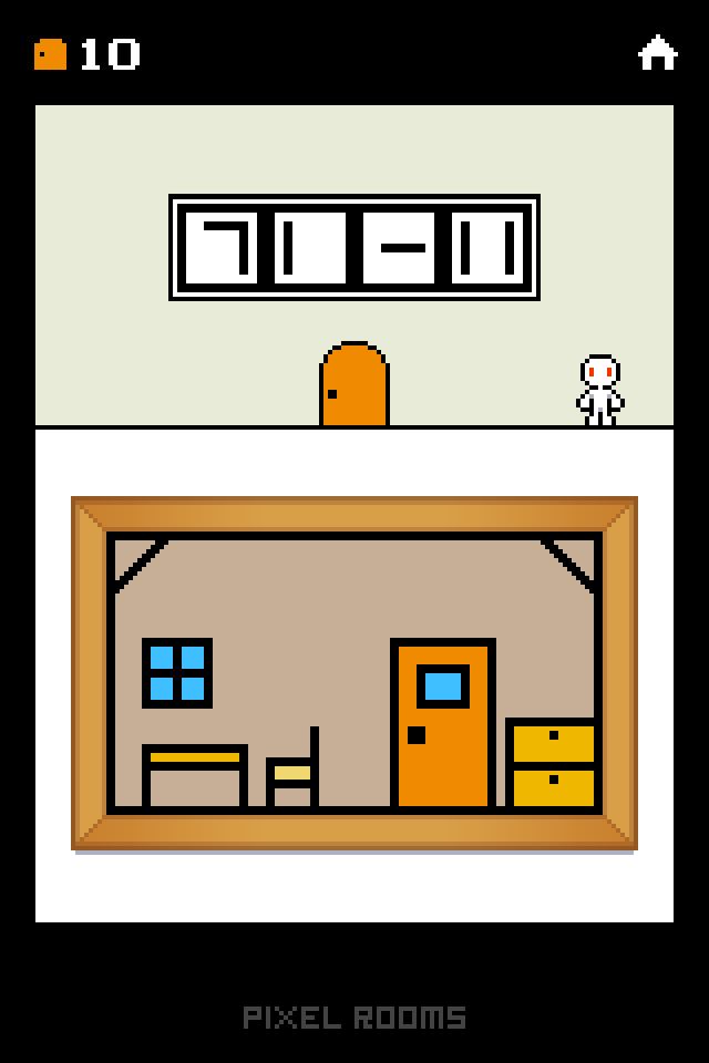 Screenshot of Pixel Rooms -room escape game-