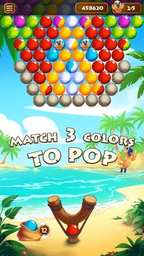 Bubble Beach Bird Rescue Game Screenshot