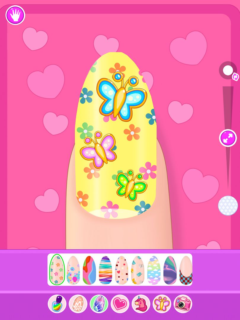 Nail salon screenshot game
