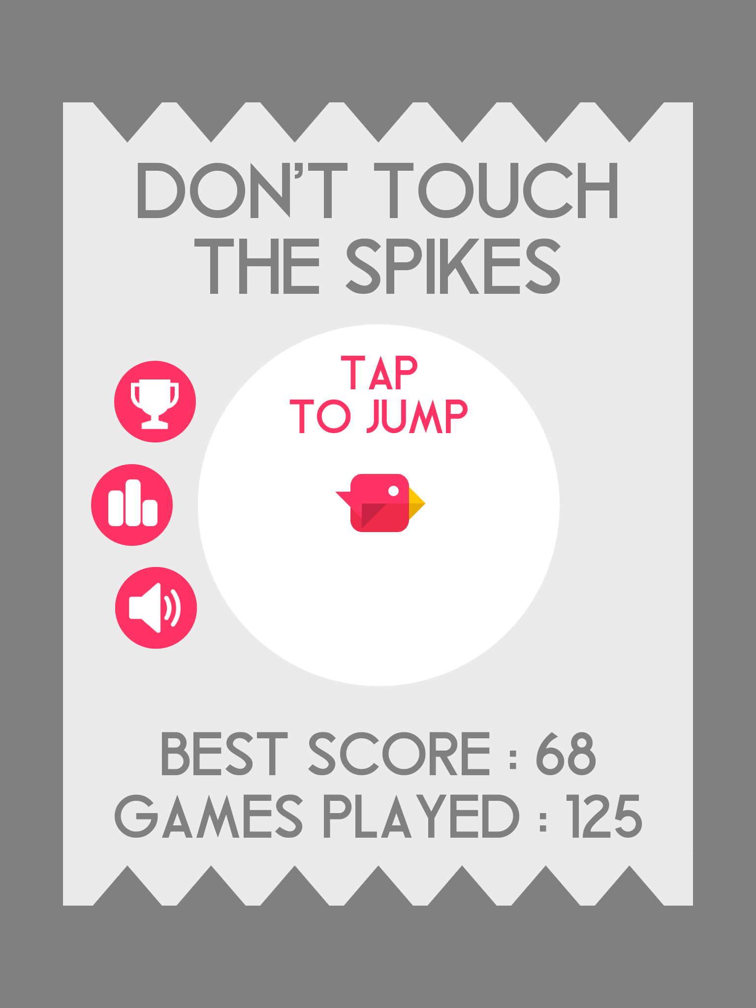 Don't Touch The Spikes Game Screenshot