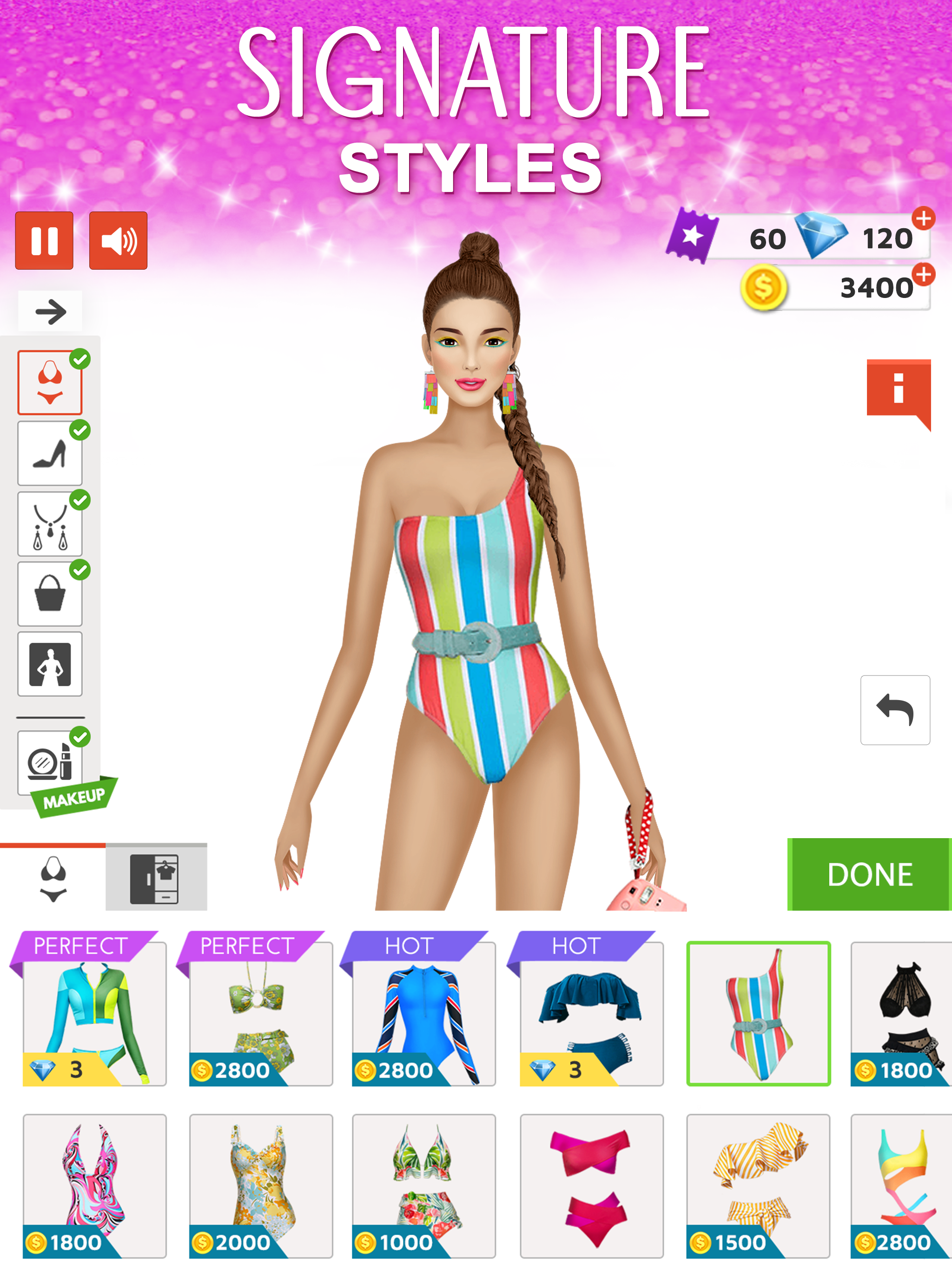 Fashion Stylist: Dress Up Game Game Screenshot