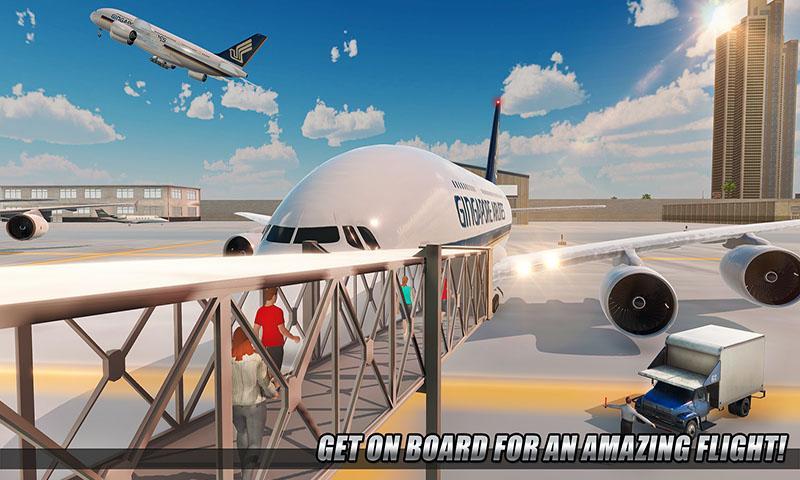 City Airplane Flight Tourist Transport Simulator ภาพหน้าจอเกม