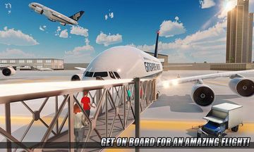 City Airplane Flight Tourist Transport Simulator Game Screenshot