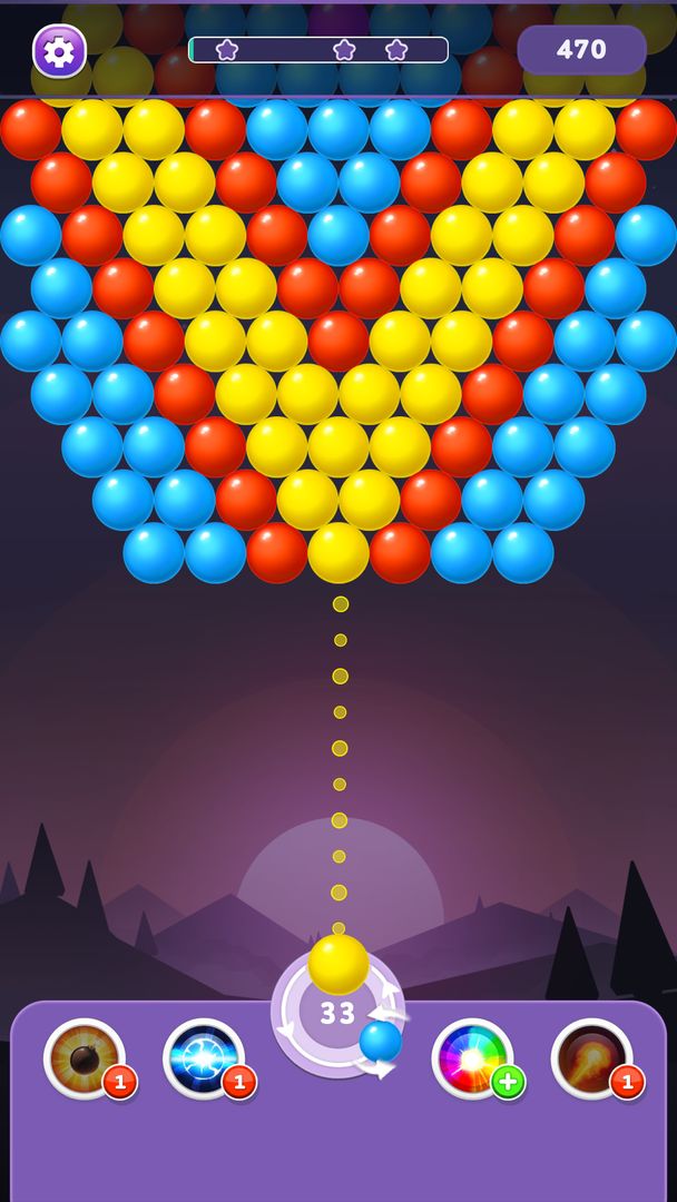 Screenshot of Bubble Shooter Rainbow