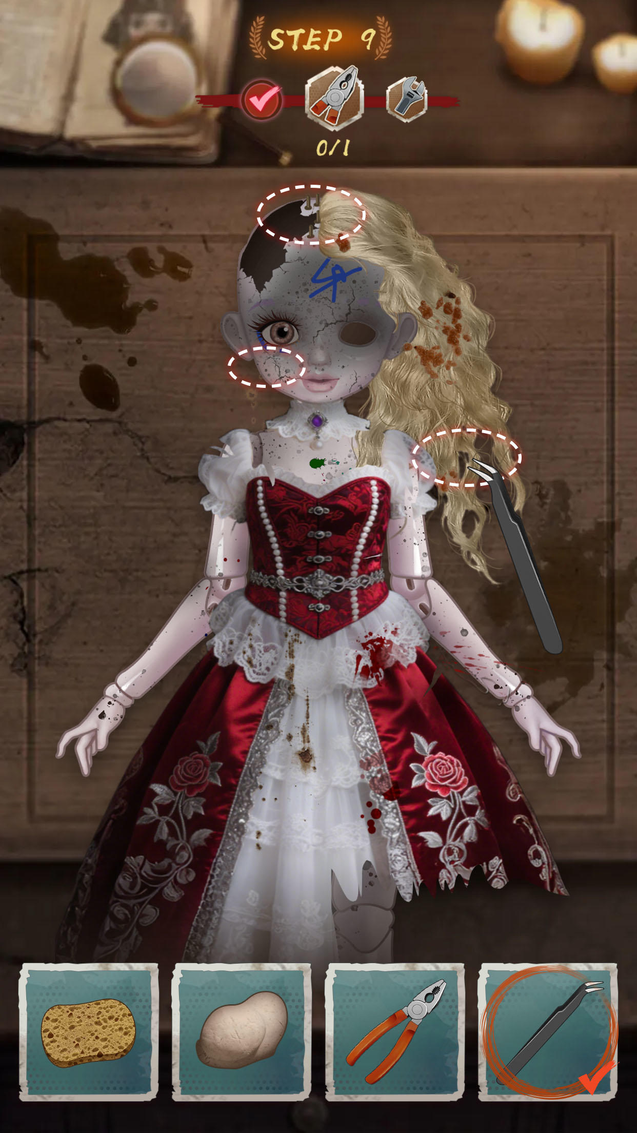Doll Repair - Paper Doll Maker Game Screenshot