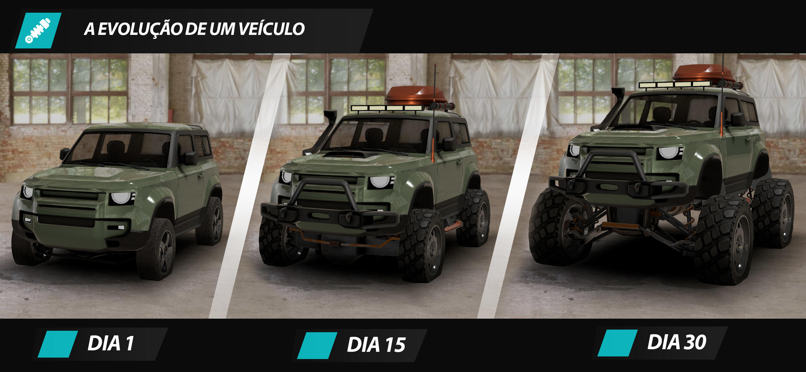 Captura de Tela do Jogo Offroad League Online