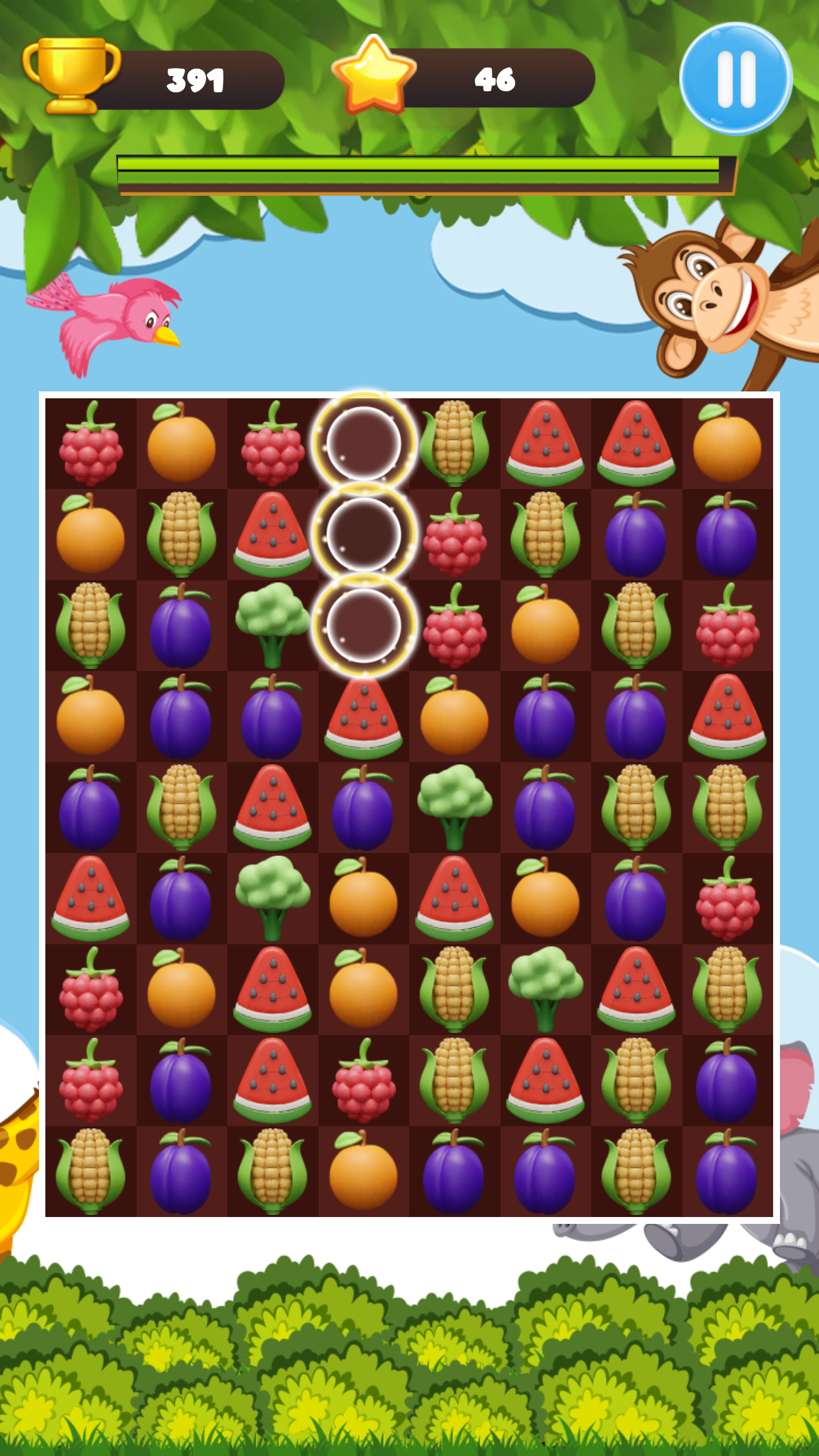 Fruits Farm Match 3 게임 스크린샷