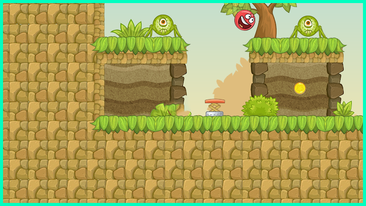Red Jump Ball 5 : Red Bounce Ball Adventure screenshot game