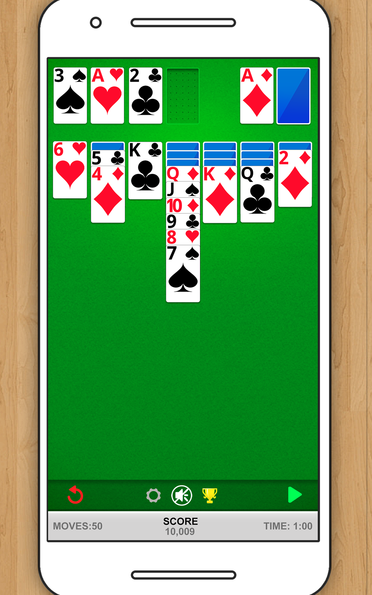 SOLITAIRE CLASSIC CARD GAME Game Screenshot