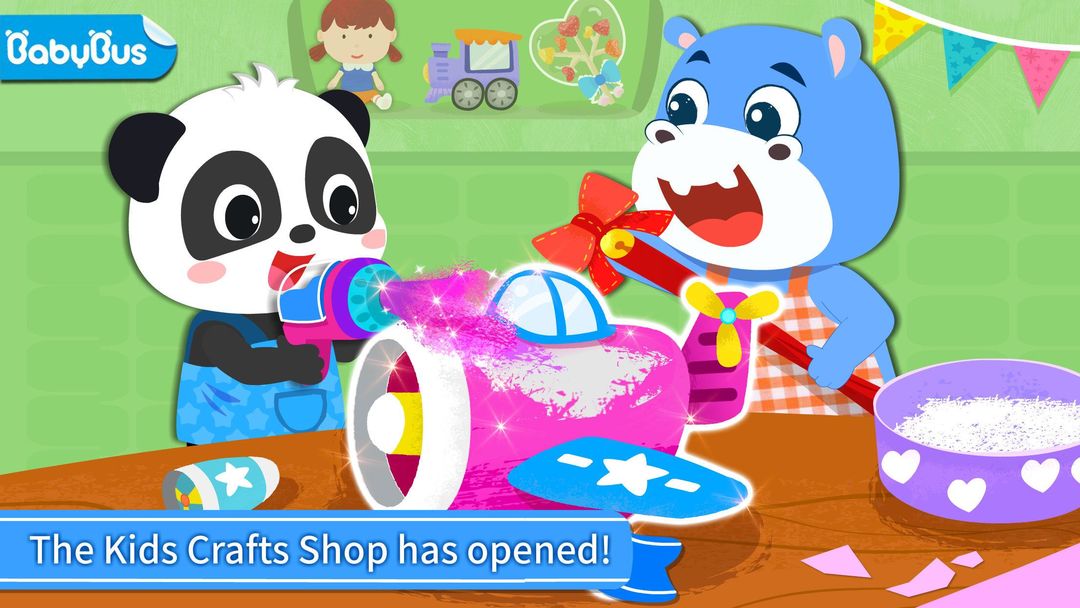Screenshot of Baby Panda's Kids Crafts DIY