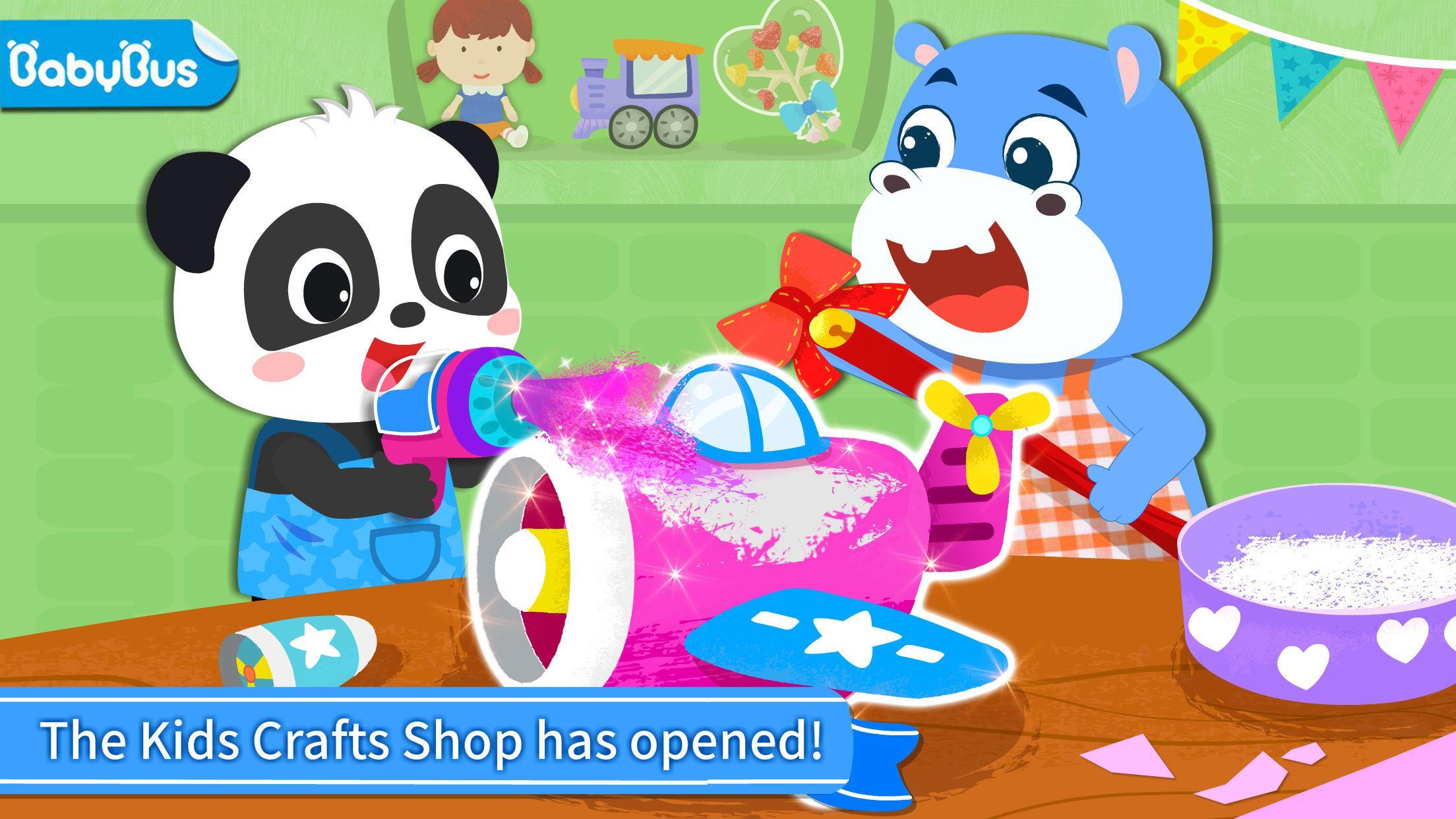 Baby Panda's Kids Crafts DIY Game Screenshot