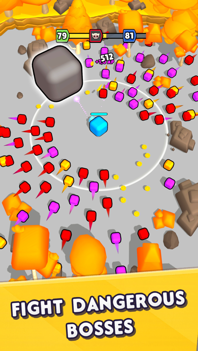 Idle Bubble Shooter 3D! Game Screenshot