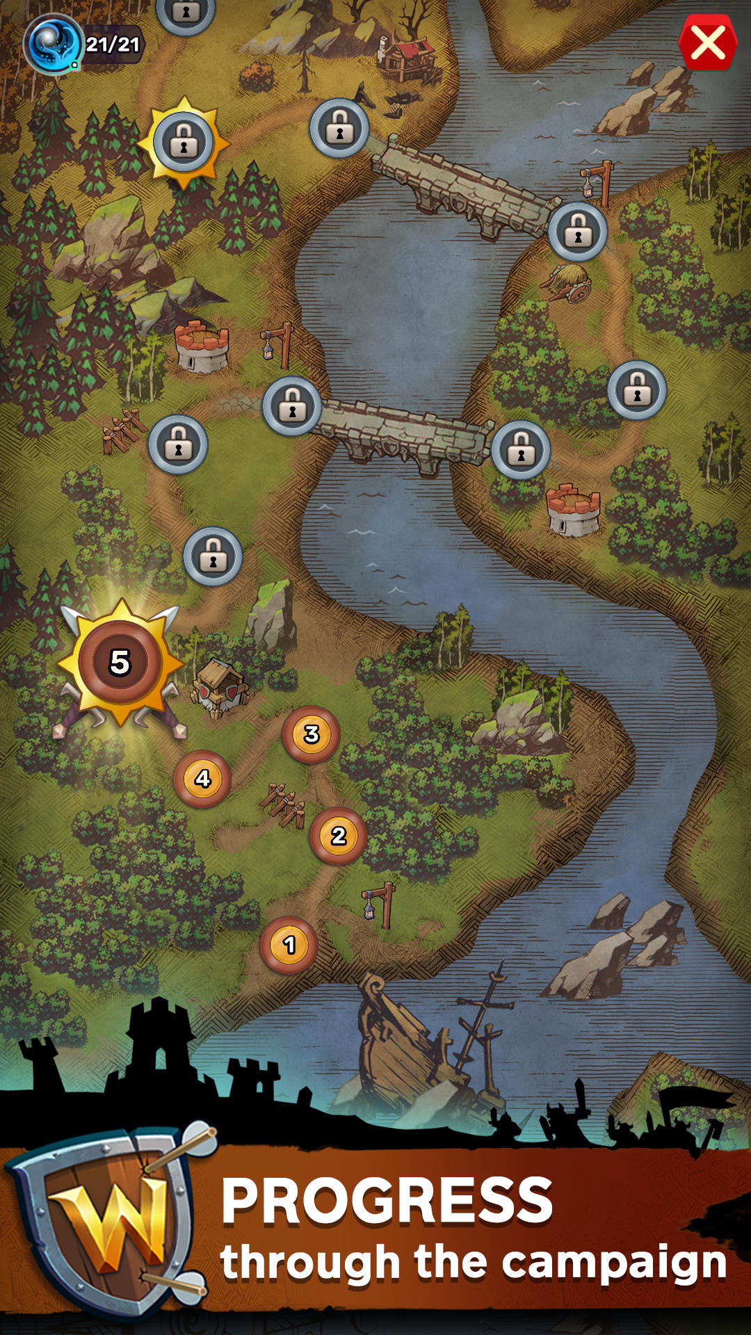 Скриншот игры Warmasters: Turn-Based RPG