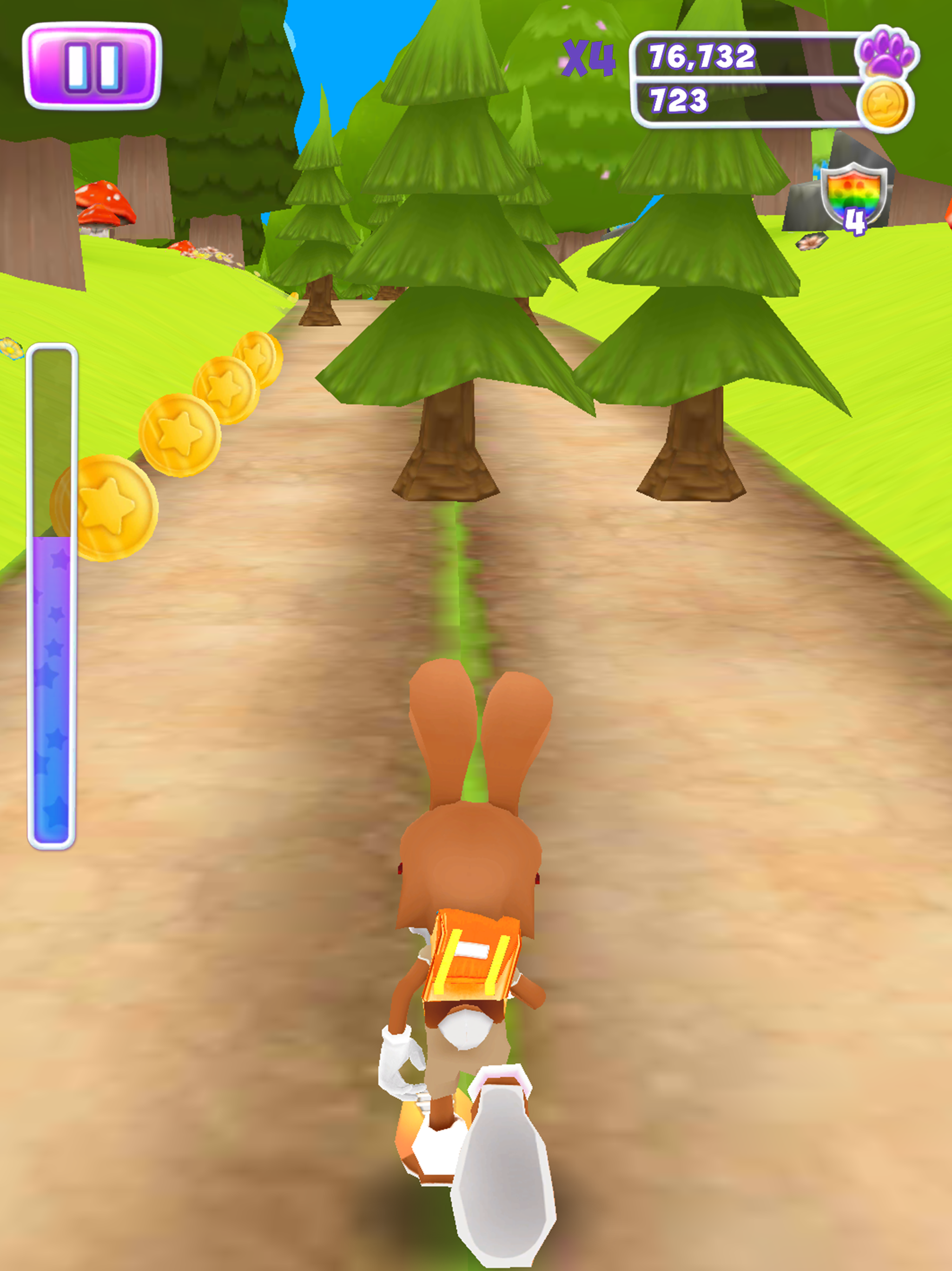 Screenshot of Bunny Rabbit Runner