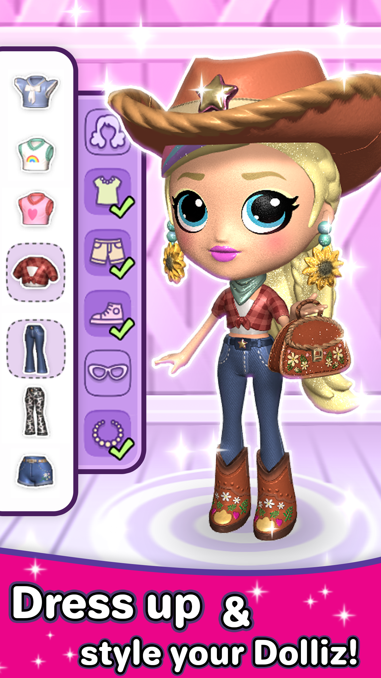 Screenshot 4 of Go! Dolliz: 3D Doll Dress Up 