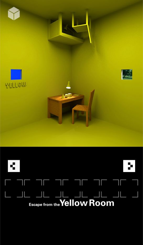 Screenshot of Escape from the Yellow Room