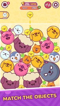 Zoo Fruity Merge Game Screenshot