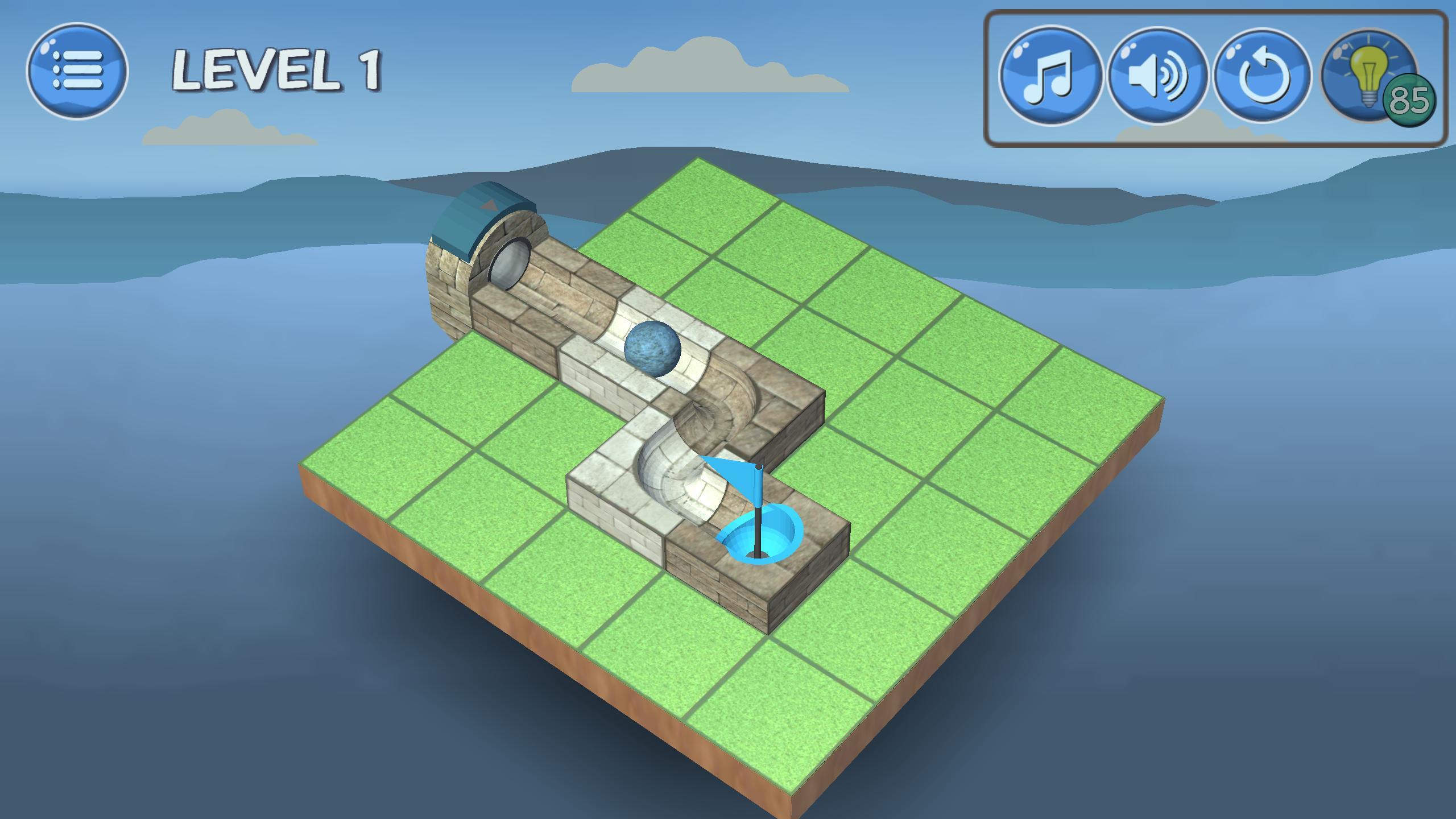 Spin Ball 3D Puzzle - Logic Game Screenshot