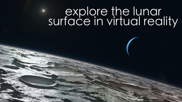 Virtual Reality Moon for Google Cardboard VR Game Screenshot