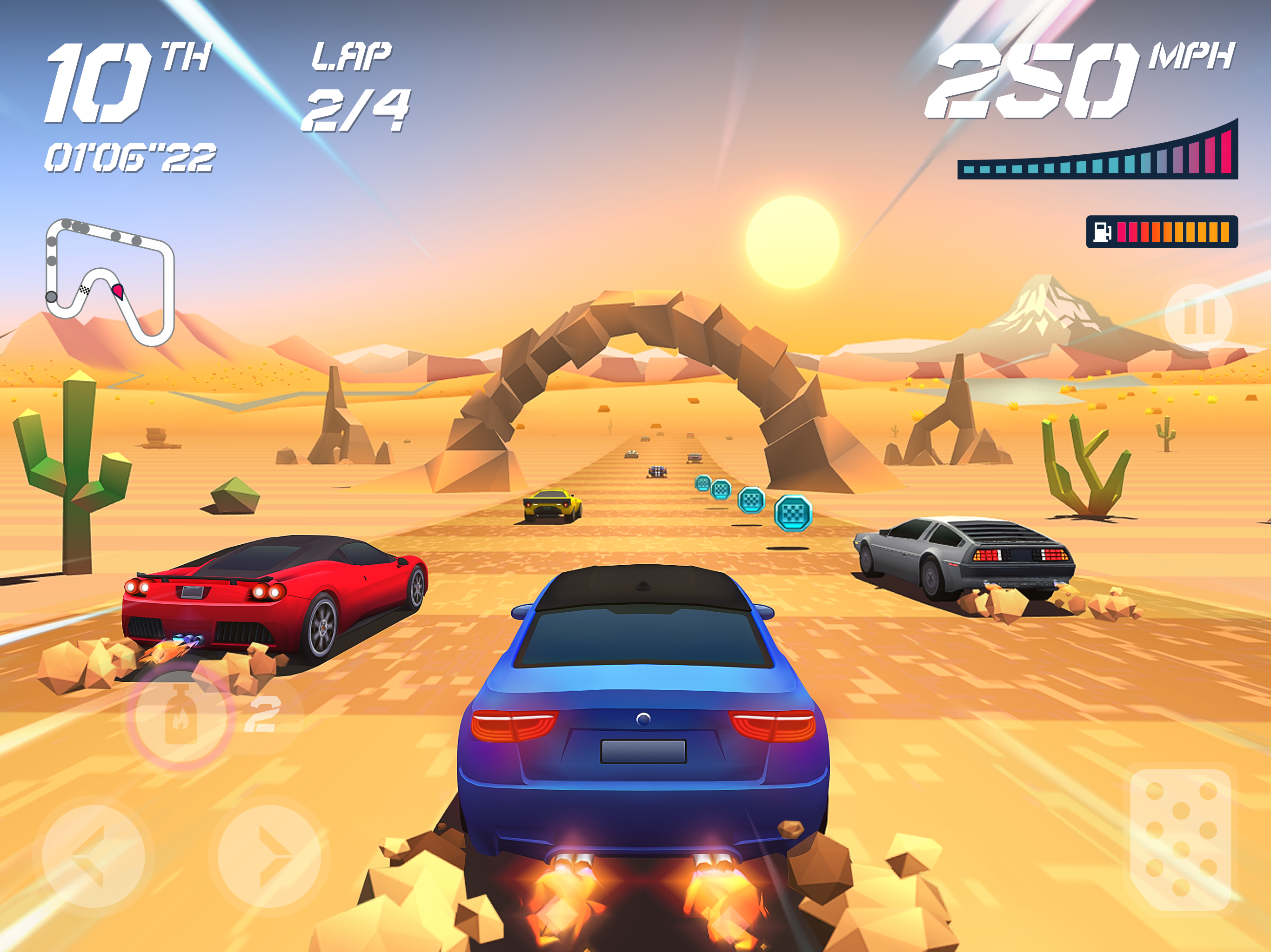 Horizon Chase – Arcade Racing Game Screenshot