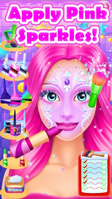 Face Paint Party Salon Games 게임 스크린 샷
