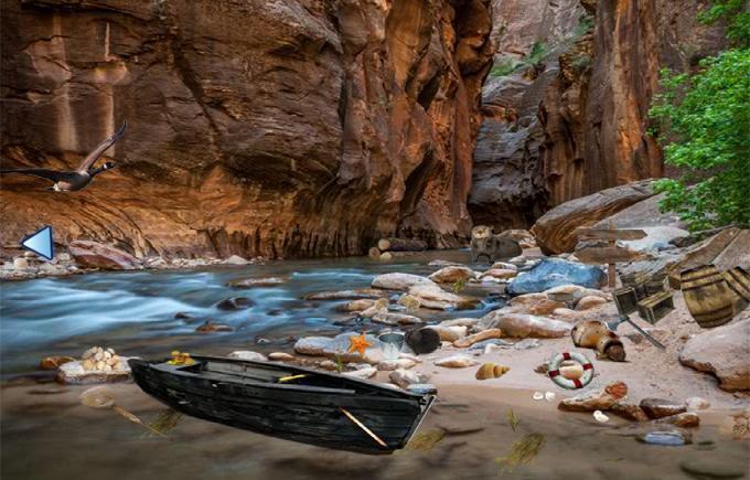 Escape Games - Canyon Treasure Game Screenshot