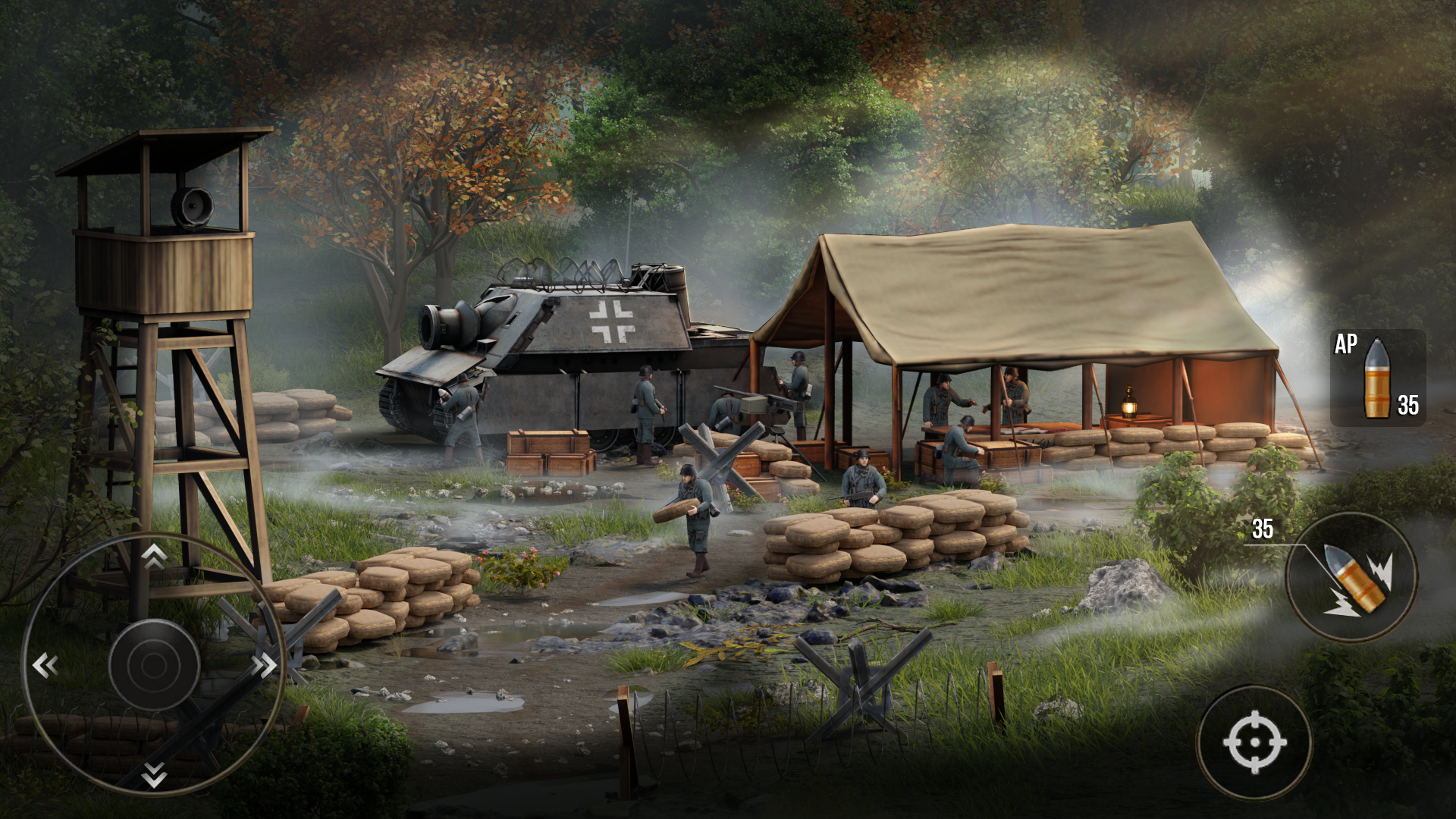Screenshot 1 of 월드 오브 아틸러리: 전쟁 슈팅 시뮬레이션 1.7.10