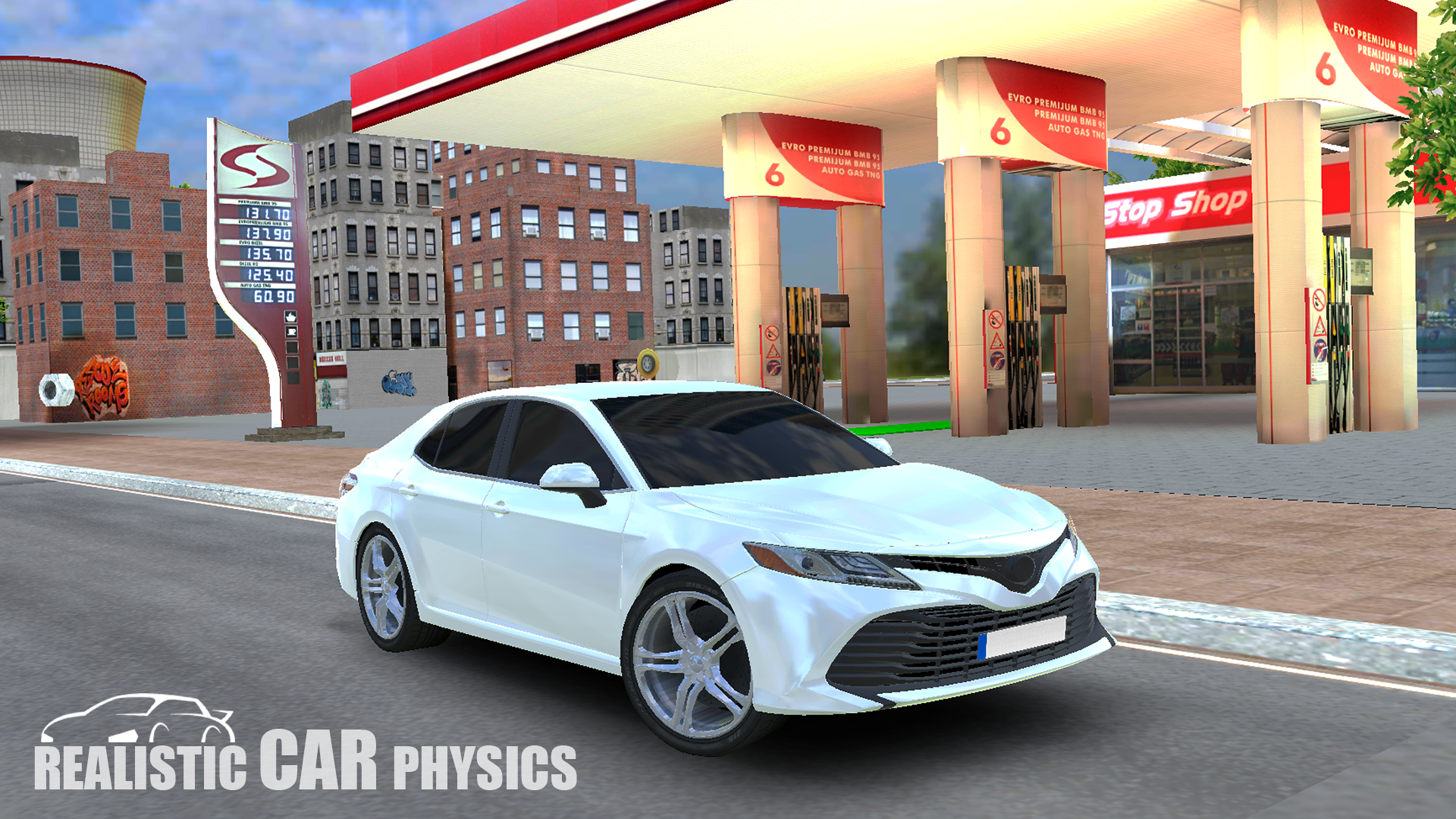 Ultimate Car Driving: Camry Game Screenshot