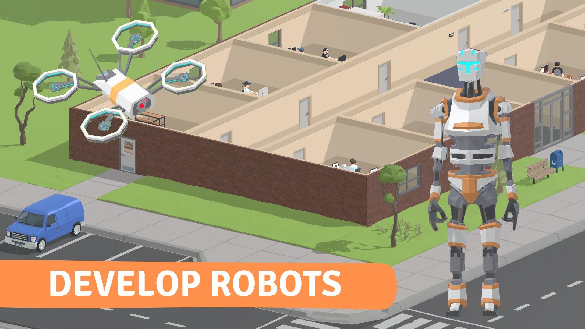 Robot Business Empire Tycoon Game Screenshot