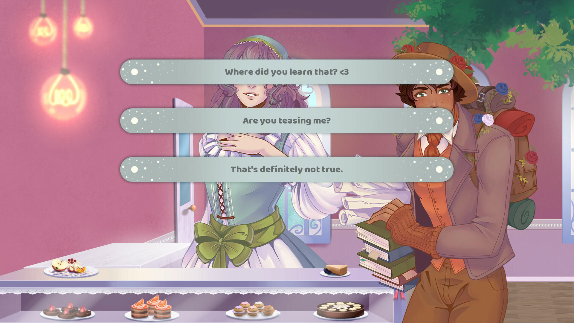 Screenshot of Pearlglow Cafe: Sweet Crumb Kisses