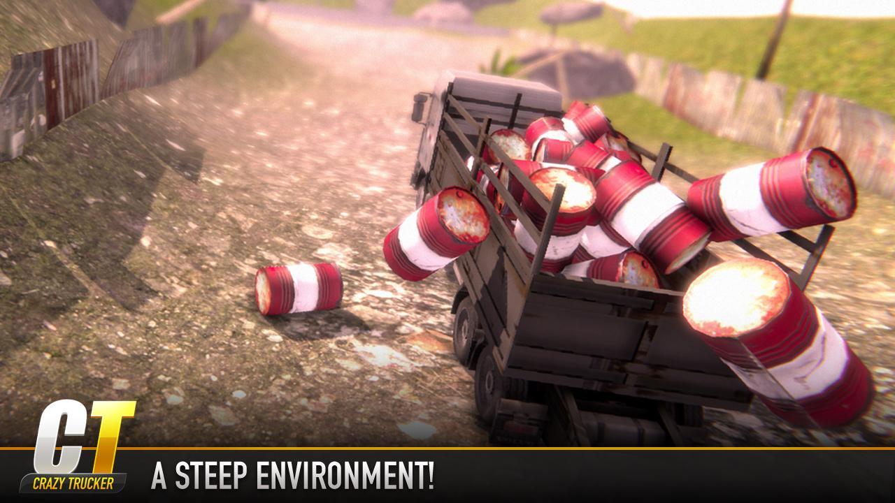Crazy Trucker Game Screenshot