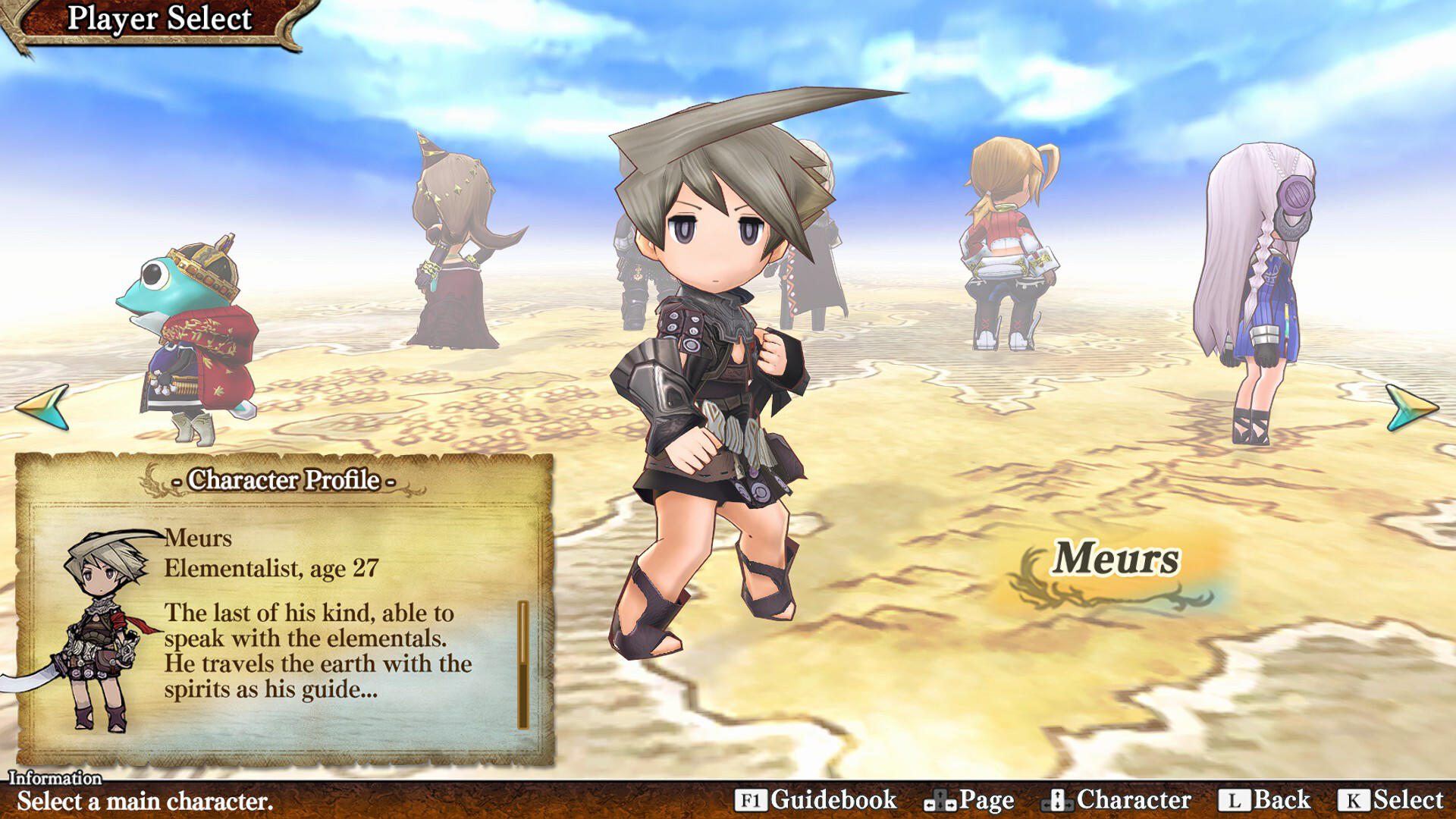 Captura de Tela do Jogo The Legend of Legacy HD Remastered