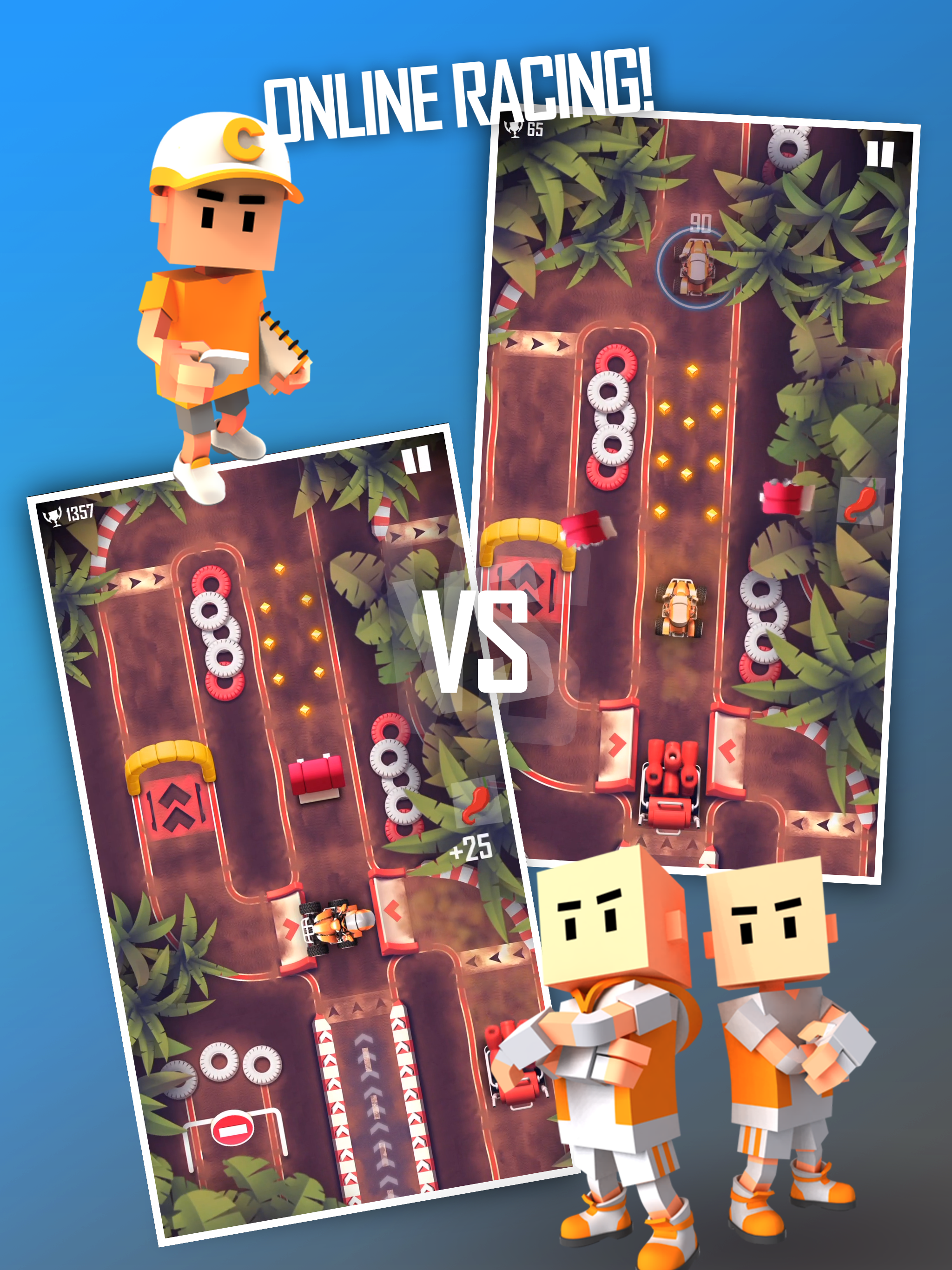 Flick Champions VS: Quad Bikes Game Screenshot