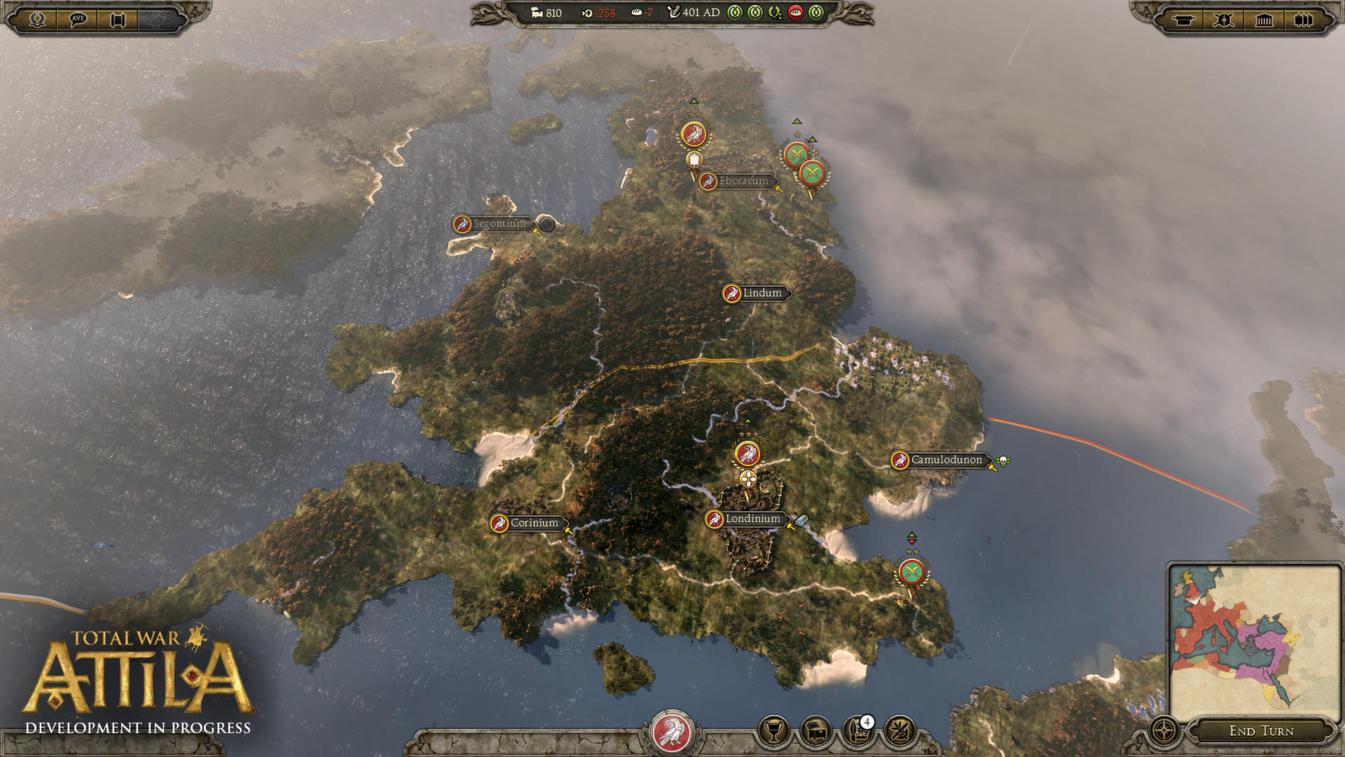 Screenshot of Total War: ATTILA