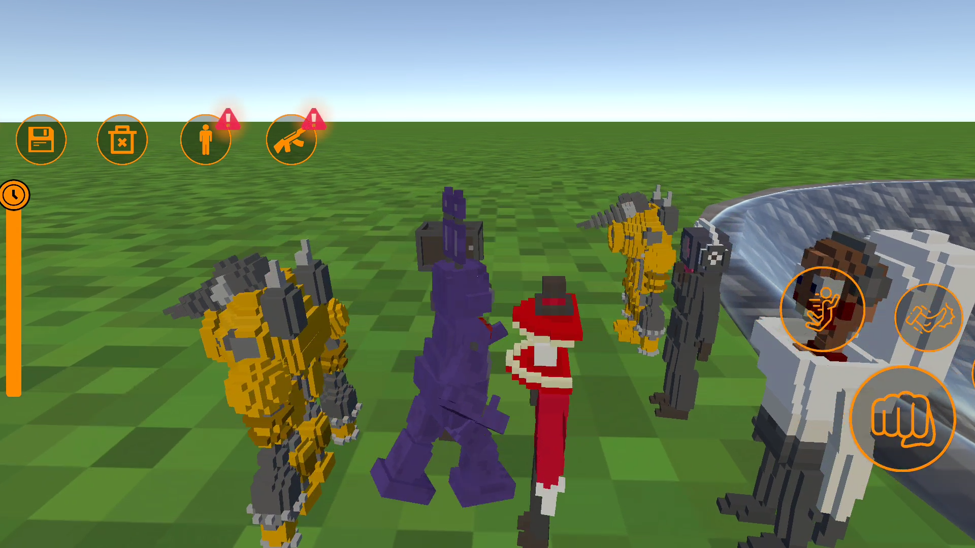 Pixel Demolish: Ragdoll Game Screenshot