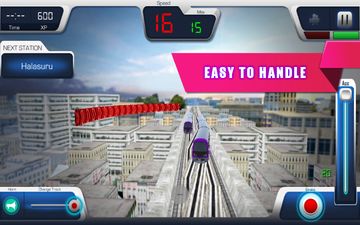 メトロトレインシミュレータ ゲームのスクリーンショット