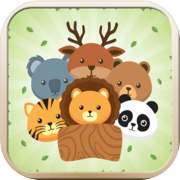 어린이를 위한 동물 스티커 - 어린이를 위한 조기 학습 학습 게임