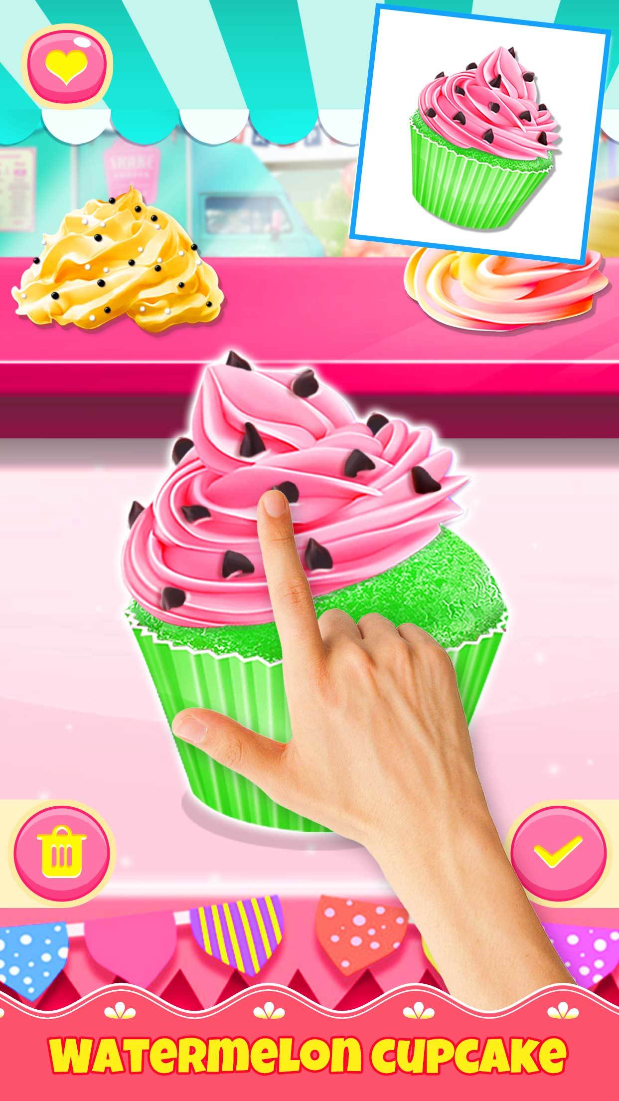 Screenshot 1 of Jeux de Cupcake Nourriture Cuisine 1.3