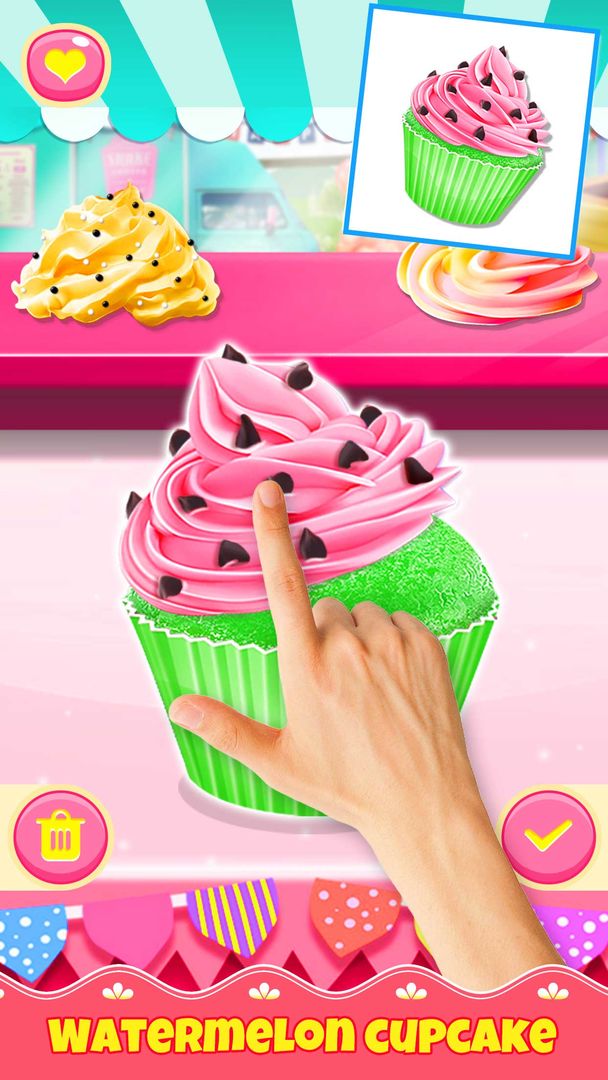 Cupcake Games Food Cooking 게임 스크린 샷