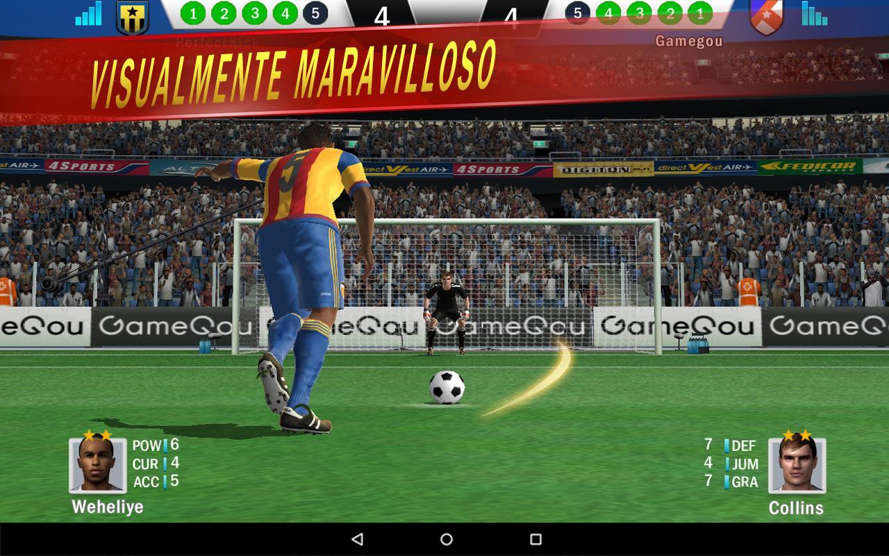 Captura de Pantalla del Juego Soccer Shootout
