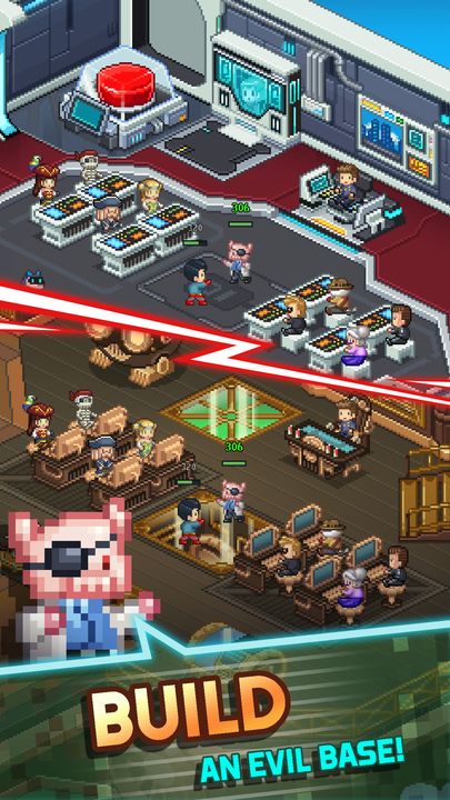 Tap Tap Evil: Idle Cash 8 bit Game Screenshot