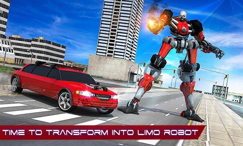 Limo Transformer Robot Game Screenshot