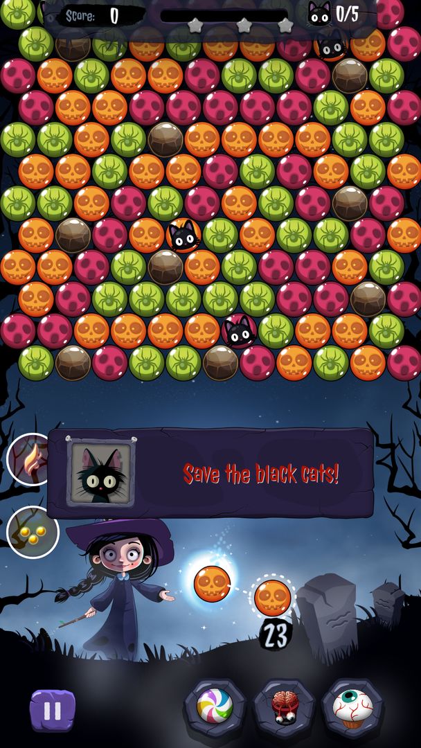 Spooky Bubbles ภาพหน้าจอเกม