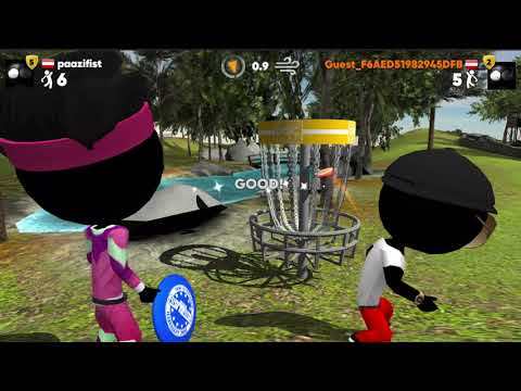 Screenshot of the video of Stickman Disc Golf Battle