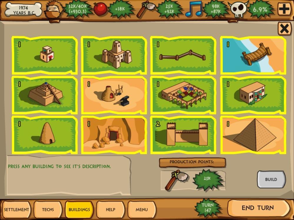 Screenshot of Bronze Age