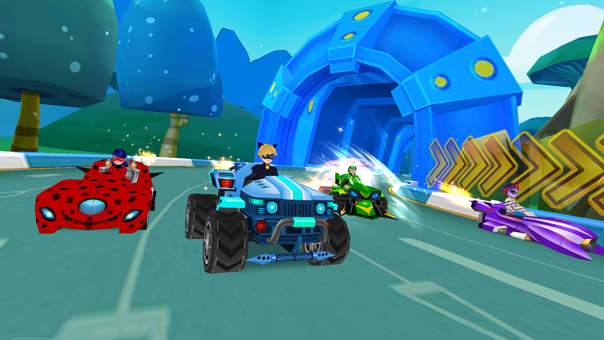 3D ladybug Go Kart: Buggy Kart Racing Game Screenshot