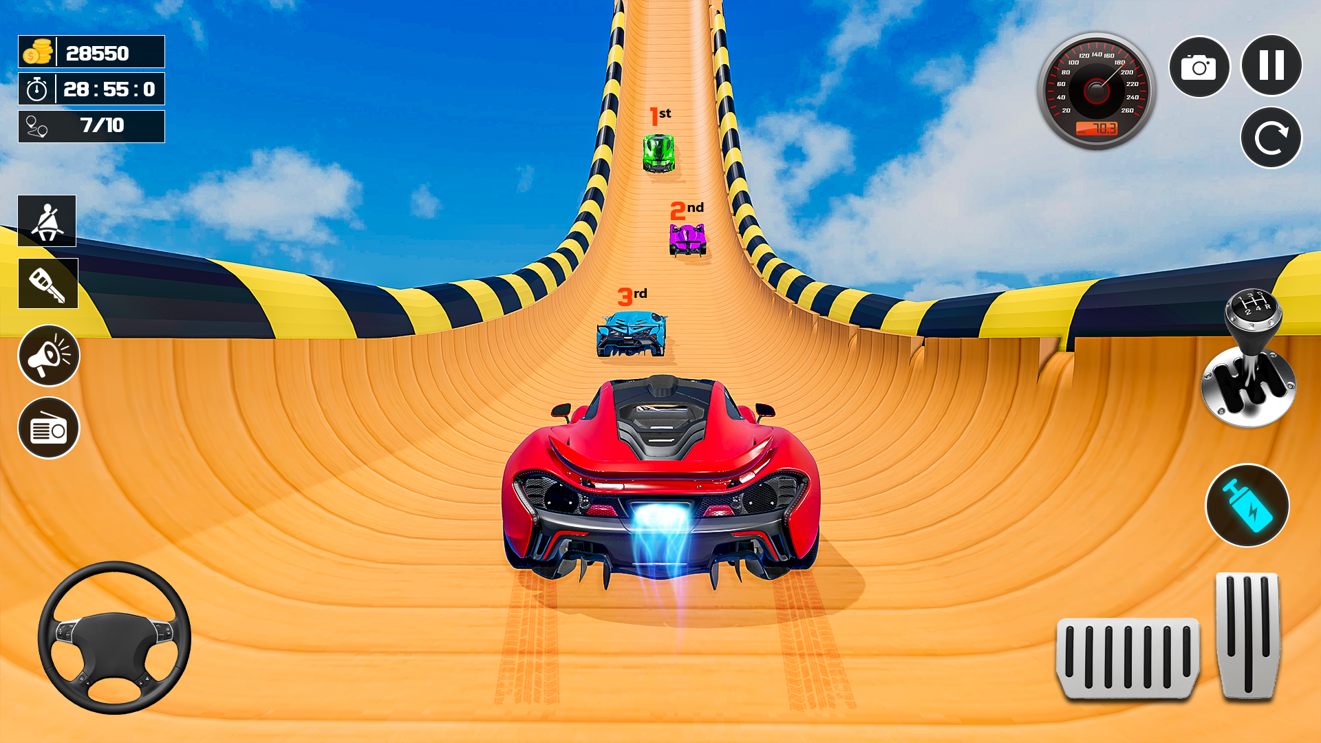 Mega Ramp: GT Stunts Car Games 遊戲截圖