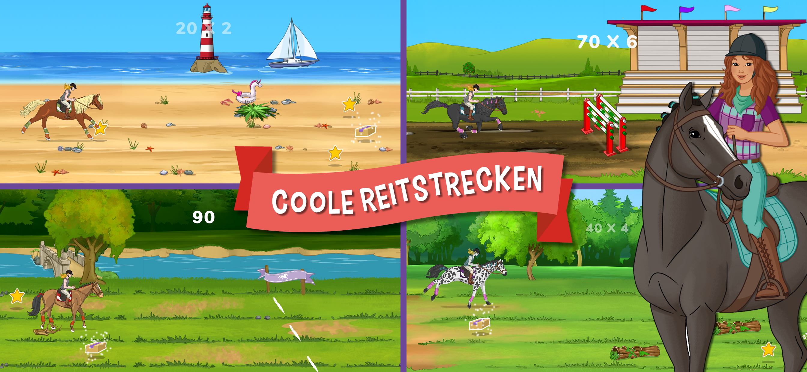 Captura de Tela do Jogo HORSE CLUB Pferde-Abenteuer