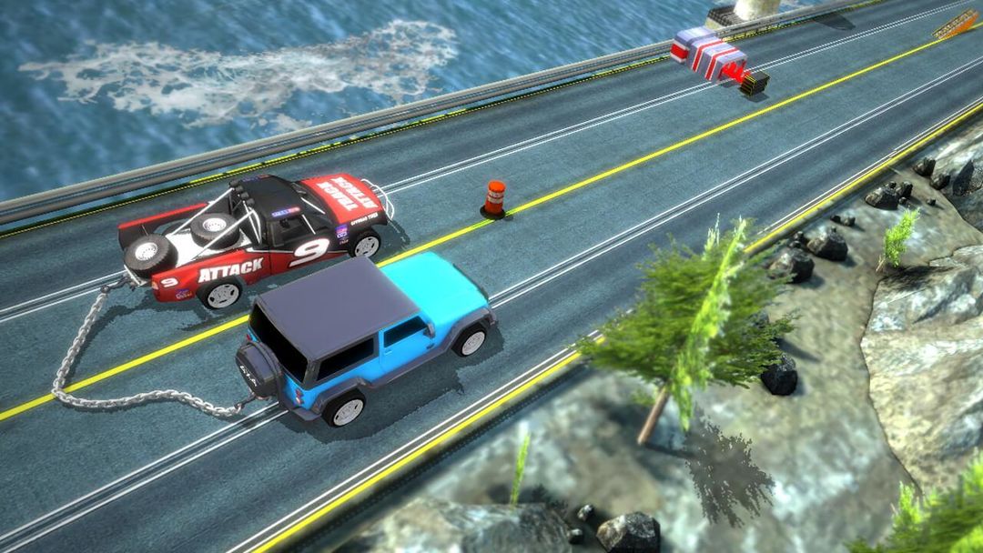 Chained Cars Racing Rampage screenshot game