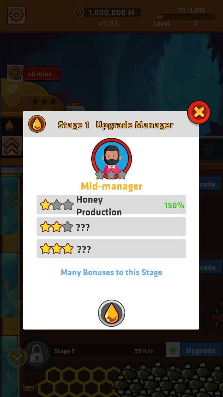 Honey Tycoon Game Screenshot